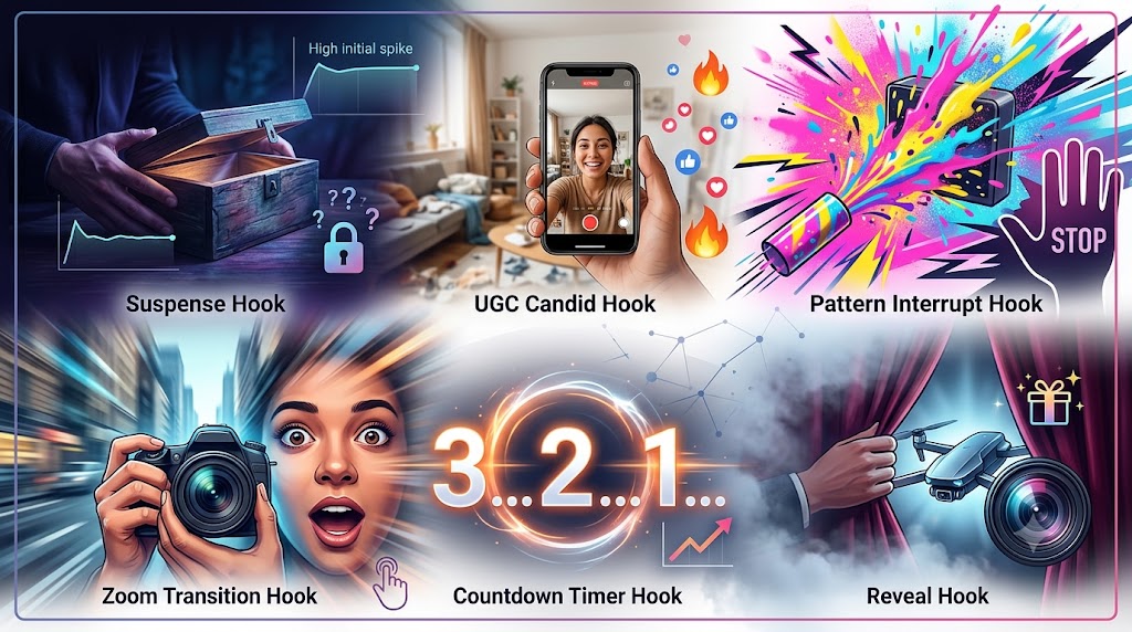 Transitional Hooks: Stop the Scroll and Keep Viewers Watching
