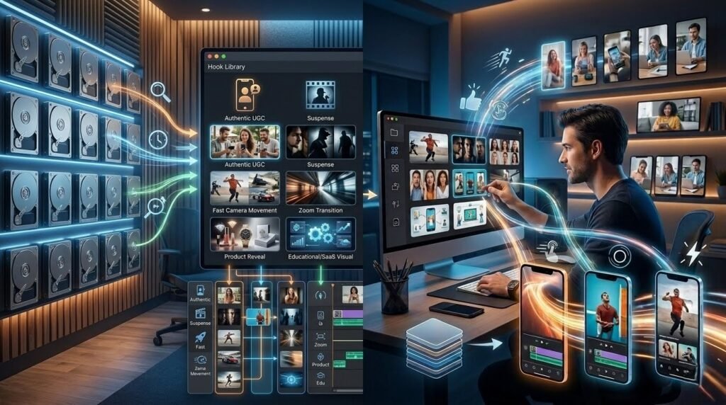 How to Build a Hook Library That Makes Video Editing Faster