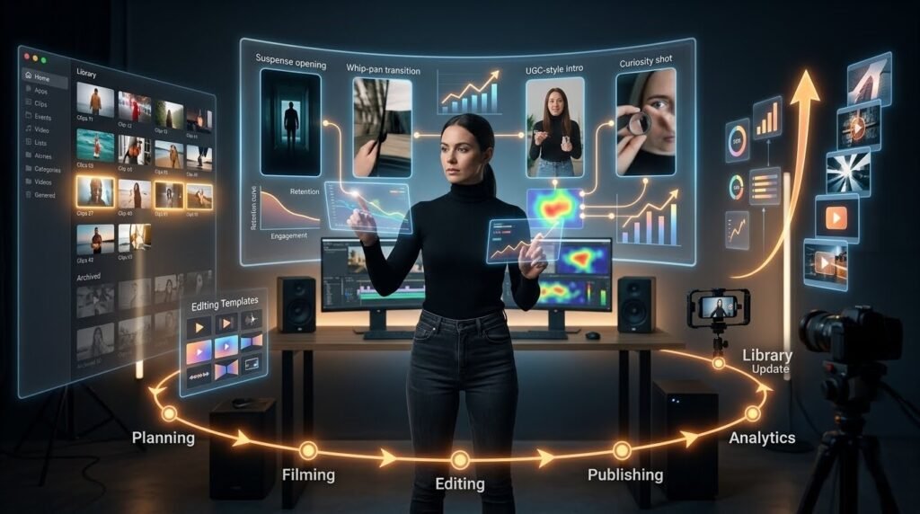How to Build a Repeatable Transitional Hooks System for Every Short-Form Video