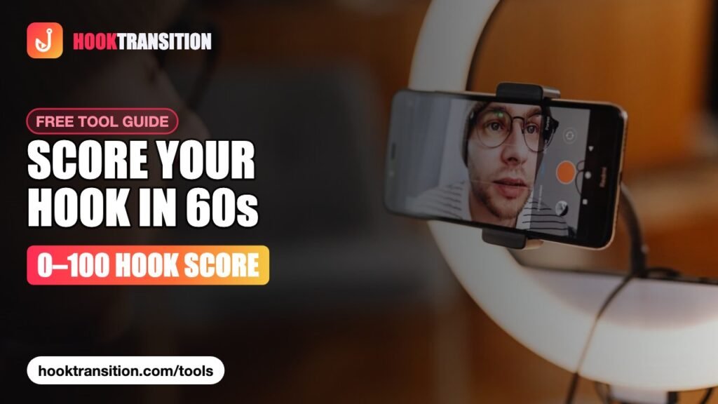 How to score and fix your video hook with the free Hook Analyzer