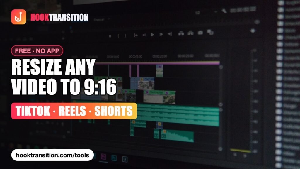 How to resize a video to 9:16 for TikTok, Reels and Shorts